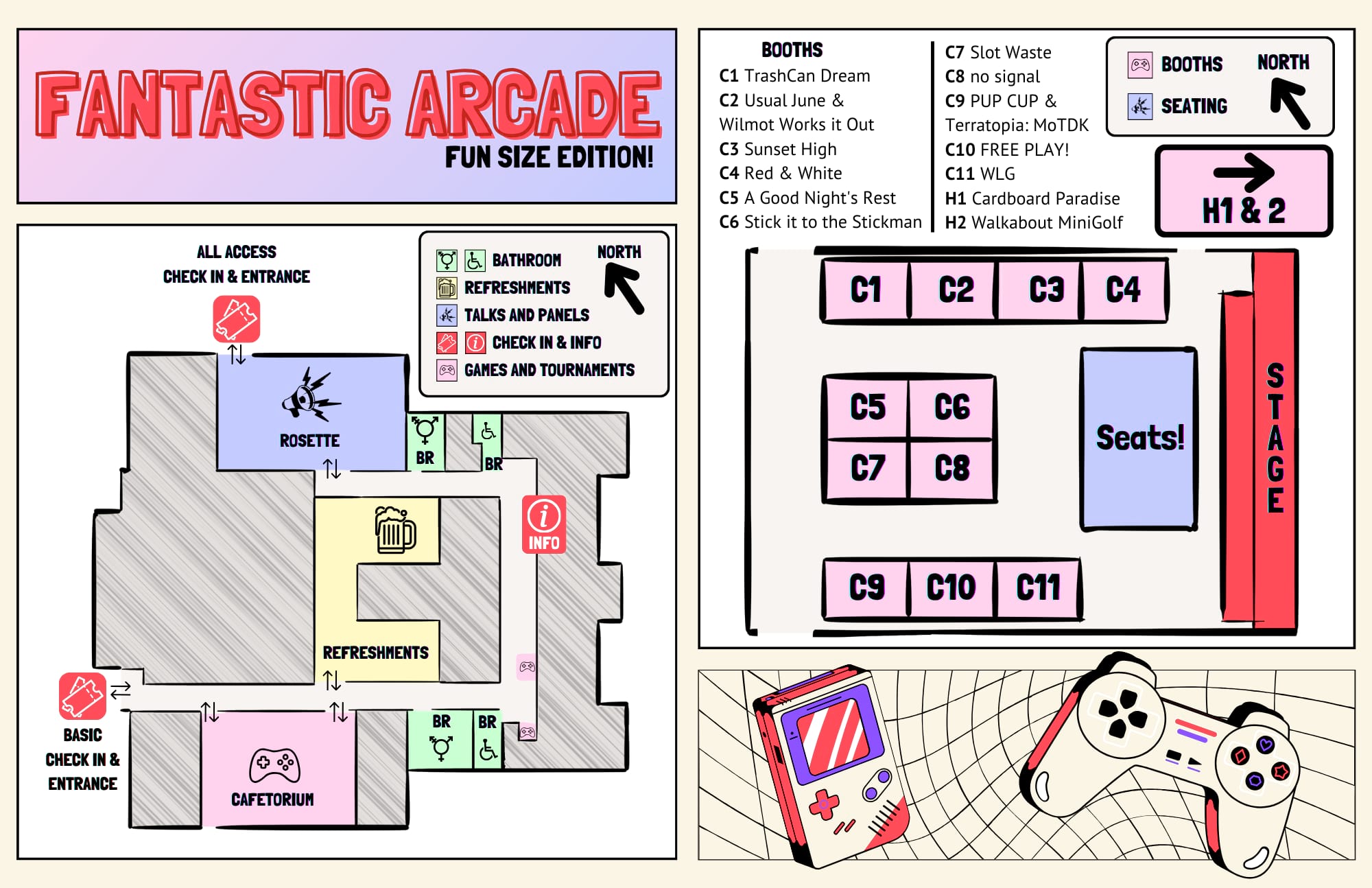 "FANTASTIC ARCADE: Fun Size Edition! Map"